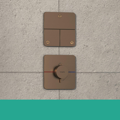 Hansgrohe ShowerSelect Comfort Q Mitigeur de douche encastré pour 3 fonctions bronze brossé