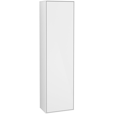 Villeroy & Boch finion hoge kast - 1 deur - 41.8x151.6x27cm links - mat wit