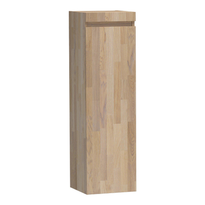 BRAUER Joy armoire de salle de bains - 120x35x35cm - 1 porte - sans poignée - ouverture à droite - chêne abouté gris