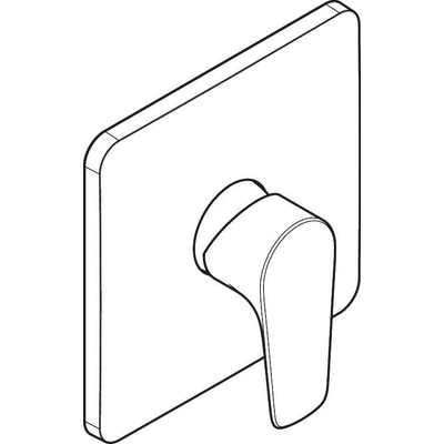 Hansgrohe Talis E douchemengkraan voor iBox Universal 2 Brushed Black Chrome