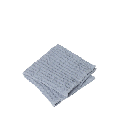 Blomus Caro lot de 2 serviettes pour invités - 30 x 30 cm - ashley blue