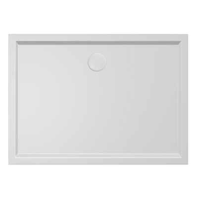 Xenz mariana receveur de douche 110x80x4cm rectangulaire acrylique blanc