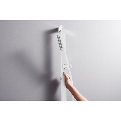 Hansgrohe Pulsify Ensemble de douche 100 1jet ecosmart barre coulissante 65cm avec blanc