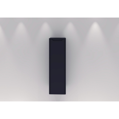 H&R badmeubelen Juice Hoge Kast - 40x35x130cm - met ronde hoeken - 1 deur - linksdraaiend - dark blue mat