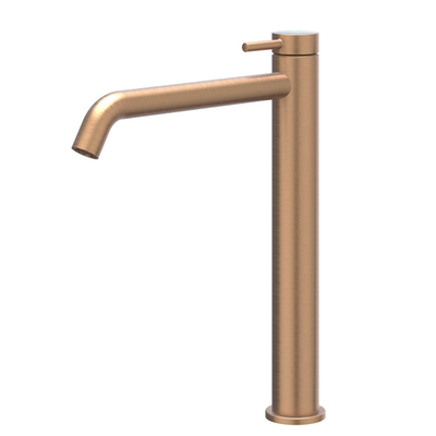 IVY Bond Mitigeur de lavabo - monotrou - surélevé - coldstart - Cuivre brossé mat PVD