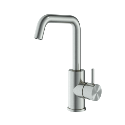 Hotbath Archie Mitigeur de lavabo avec bec orientable, sans vidage IX INOX316