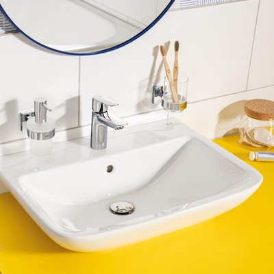 GROHE Start Cube Porte-gobelet - 9,5x10,6x7,2cm - avec verre - chromé