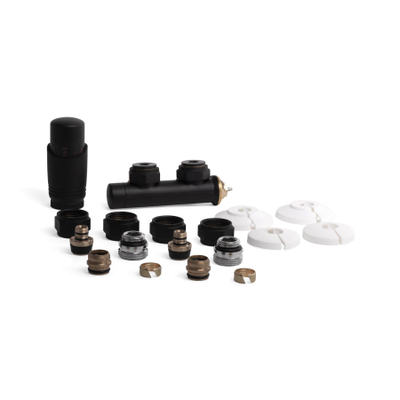 Riko set mitigeur sous-ensemble angle droit droite noir mat