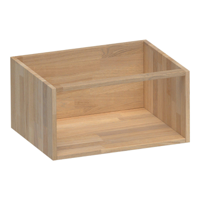 BRAUER Flourish zijkast - 59x30x45.5cm - met 1 opbergvak vingerlas eiken grijs