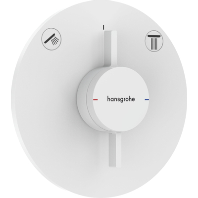 Hansgrohe Duoturn S inbouwkraan voor 2 functies mat wit