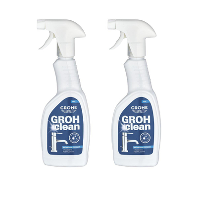 Grohe Grohclean Produit de nettoyage - 2 pièces - 2x500 ml - Blanc