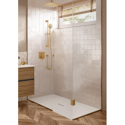 Villeroy & Boch Universal Showers Bras de plafond - Angulaire - Brushed Gold (or)