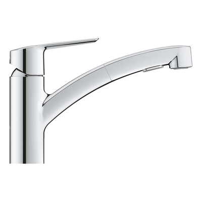 GROHE Start Keukenkraan - draaibare/uittrekbare uitloop - chroom OUTLETSTORE