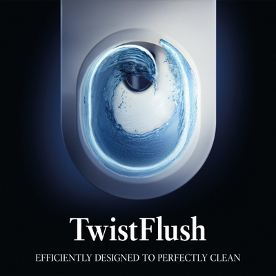 Villeroy & Boch Skyla pack WC suspendu - avec abattant softclose et quickrelease - Twistflush - CeramicPlus - noir