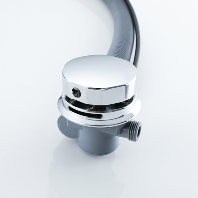 Fortifura Calvi Badafvoercombinatie - draaibediening - verlengd - chroom