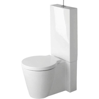 Duravit Starck 1 cuvette WC au sol combinée à chasse profonde universelle sans réservoir blanc