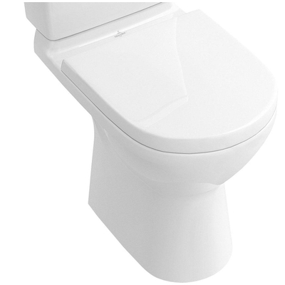 Villeroy & Boch O.novo cuvette pour réservoir apparent à sortie verticale PK DirectFlush sans réservoir ceramic+ blanc