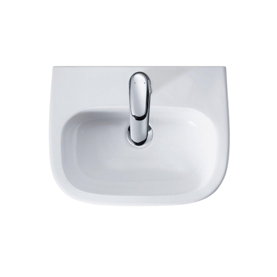 Duravit D-code Fontein - met kraangat - 45x34cm - wit