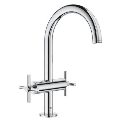 GROHE Atrio Wastafelkraan Opbouw - uitloop 16.6cm - L-size - kruisgreep chroom