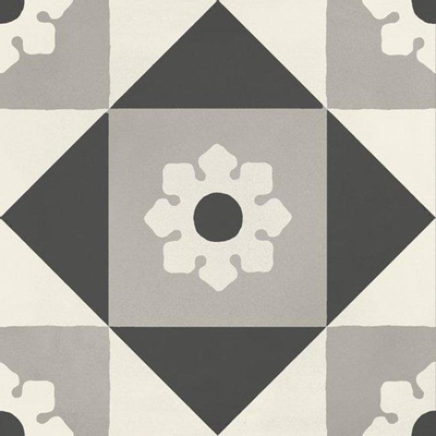 SAMPLE JOS. Hidro Carreau décoratif 20x20cm 8.3mm porcellanato Coffebreak Black