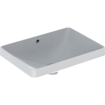 Geberit VARIFORM opbouwwastafel - 55x40cm - zonder kraangat - met overloop - wit