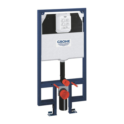Grohe Rapid SL WC-element - voor voorwand- of systeemwandmontage - 113cm - inclusief wandbevestiging - voor smalle kleine ruimtes - inbouwdiepte 95mm