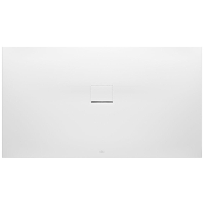 Villeroy & Boch Squaro infinity Receveur de douche 100x90x4xcm quaryl rectangulaire blanc mat