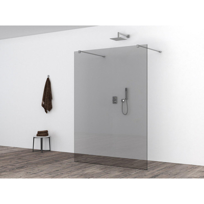 Wiesbaden Slim plaque de verre 1200 x 2000 x 8 mm nano verre fumé