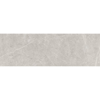 Terravito Nuvia carreau mural - 33.3x100cm - 10.5mm - Rectangulaire - rectifié - effet marbre - gris mat