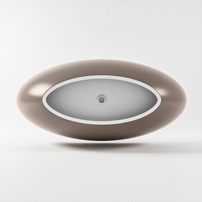 MONDIAZ FLOAT Baignoire autoportante - 170x80cm - Smoke/talc