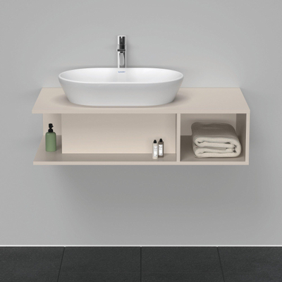 Duravit D-neo Meuble sous vasque 100x55x26cm sans tiroir Taupe mat