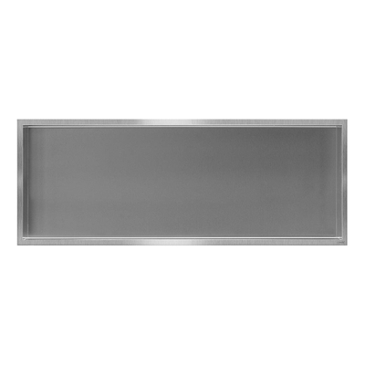 Looox BoX niche - 90x30cm - encastrée - inox brossé