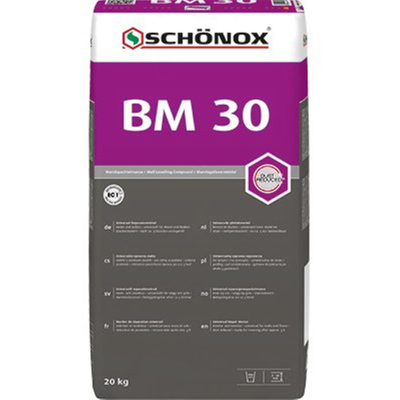 Schonox Bm 30 mortier de ragréage universel 20kg