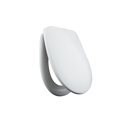 QeramiQ UniSeat Abattant de toilette - dégagement rapide - fermeture douce - duroplast - 43.7x36.1x6.1cm - blanc brillant