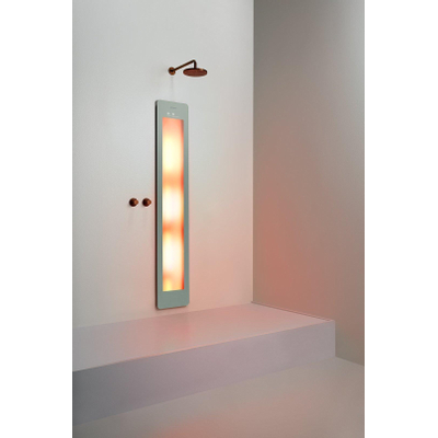 Sunshower Round One L infrarood opbouw incl. Wandbeugel 185x33x12cm full body Organic Grey