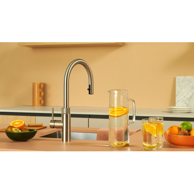 Quooker Flex Round - draaibare & uittrekbare uitloop - RVS