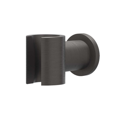 IVY Wandhouder - rozet - bevestigingsmateriaal - RVS316 - geborsteld carbon black PVD