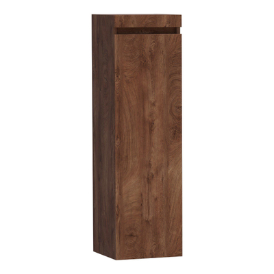 BRAUER Joy Armoire de salle de bains - 120x35x35cm - 1 porte - sans poignée - ouverture à droite - Forest Cacao