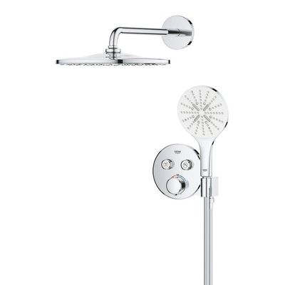 GROHE QuickFix Precision SmartControl inbouw douchesysteem met Vitalio Rain Mono 310 hoofddouche chroom