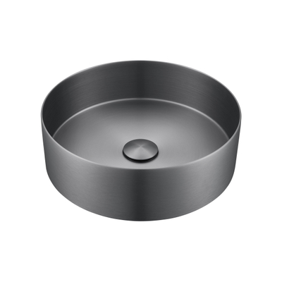 FugaFlow Eccelente Ferro Vasque - 36x36x11cm - Inox - Gunmetal
