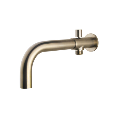 Xellanz bec de baignoire encastré avec inverseur rond 23cm acier brossé PVD