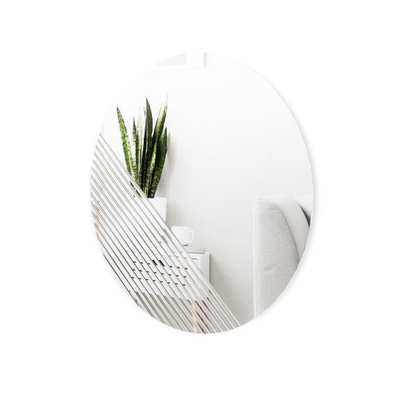Umbra Ridge Spiegel 2x61x61cm met textuur glas transparant