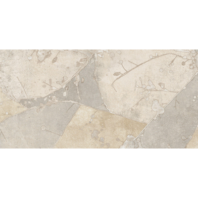 Atlas Concorde Solution carreau mural et de sol - 59.5x59.5cm - 8mm - rectifié - Aspect pierre naturelle - Beige / Gris