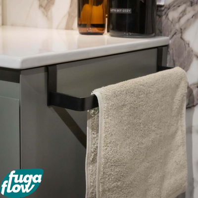 FugaFlow Eccelente Arredo Porte-serviettes universel noir mat
