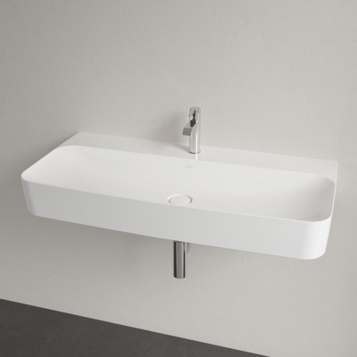 Villeroy & Boch Finion Lavabo - 1000 x 470 x 165 mm - White Alpin CeramicPlus - avec trop-plein dissimulé