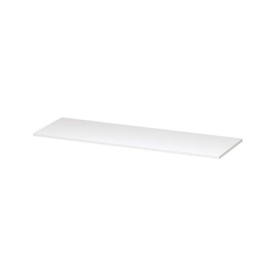 INK Topdeck Wastafelblad - 140x45x2cm - tbv onderkast - MDF lak - Mat wit