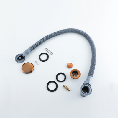 FugaFlow Eccelente Acces Badafvoercombinatie - klikwaste - Geborsteld koper PVD (Koper)