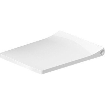 Duravit Viu WC-zitting - 46.3x37.1x4.38cm - met softclose - met quickrelease - kunststof - wit glanzend