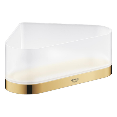 Grohe Selection Douchetray - 17x17x20x8.5cm - hoekmodel - wandmontage - cool sunrise (goud)