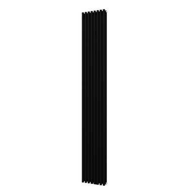 Plieger Venezia M designradiator dubbel verticaal 1970x304mm 1168W mat zwart